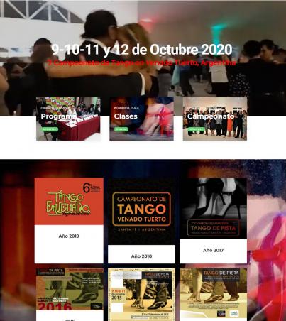 Sitio tangoenvenado.com.ar 